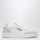 Autry Medalist Low Sneakers In White Leather And Suede