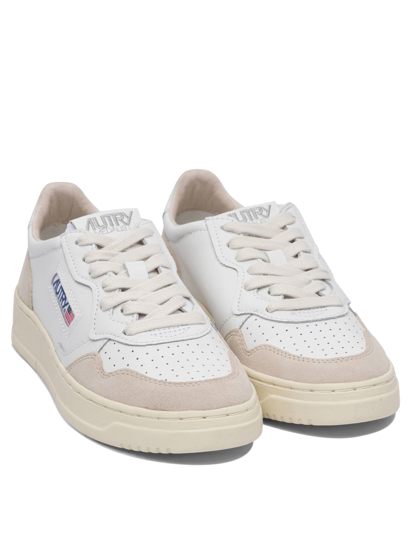 Autry White Leather Rubber Sneakers