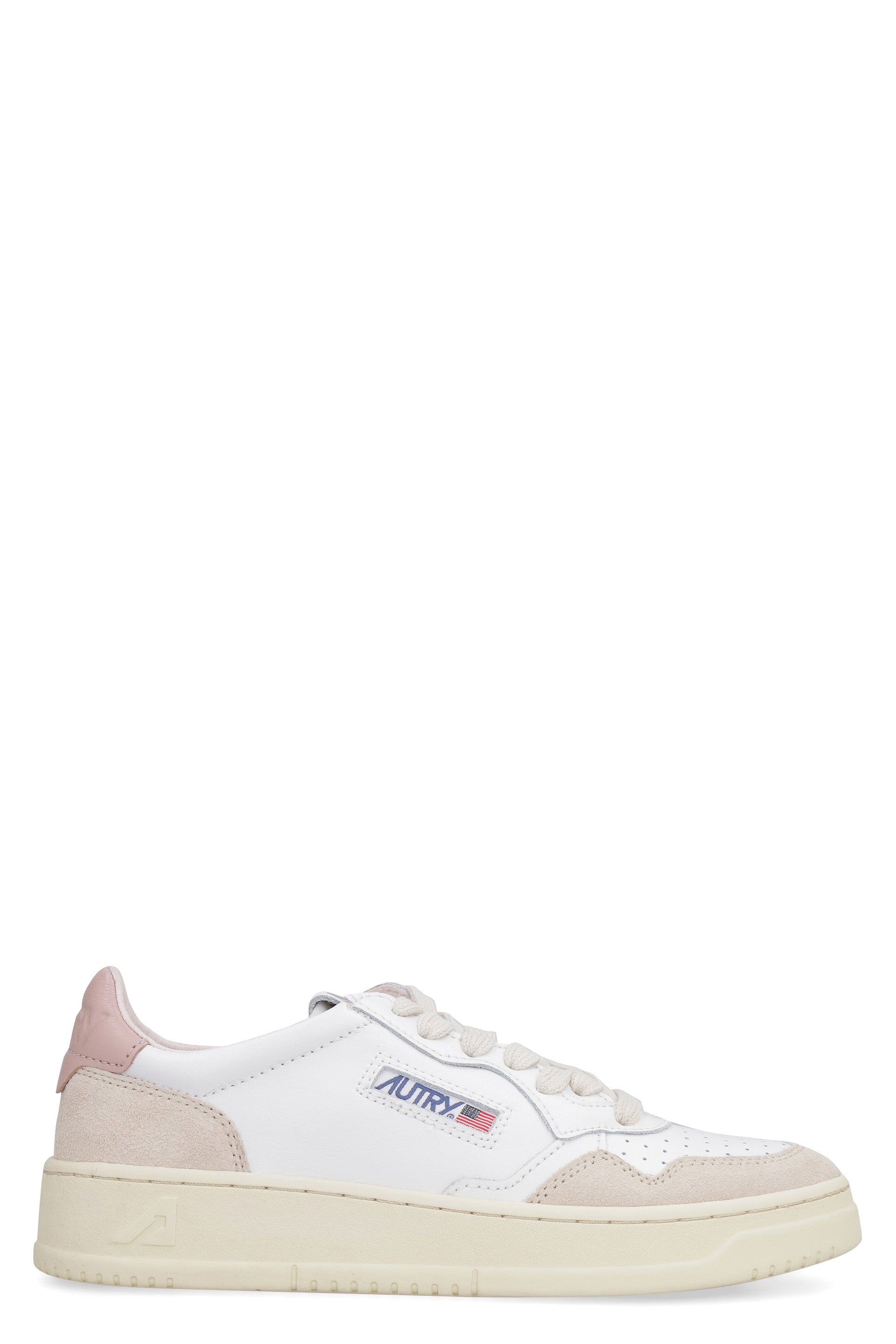 Autry Medalist Low - Leather And Suede Sneakers