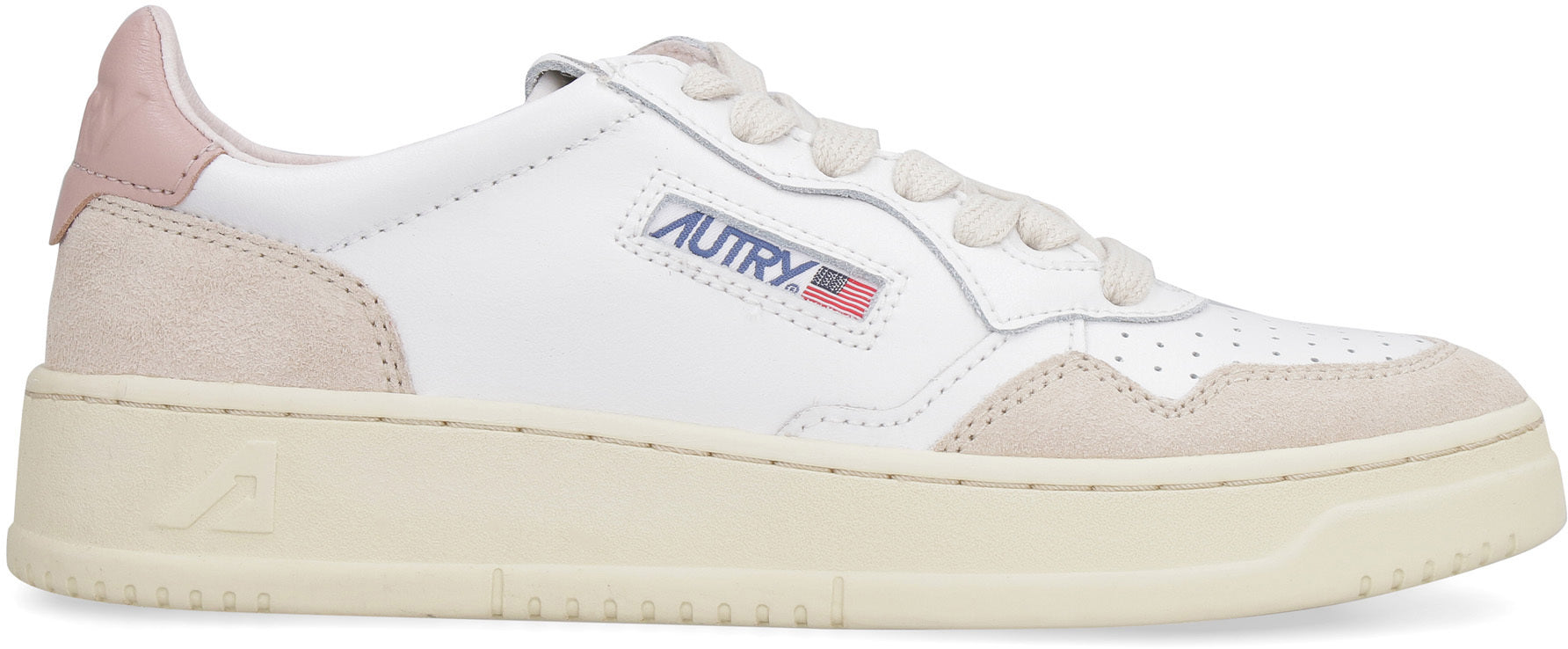 Autry Medalist Low - Leather And Suede Sneakers