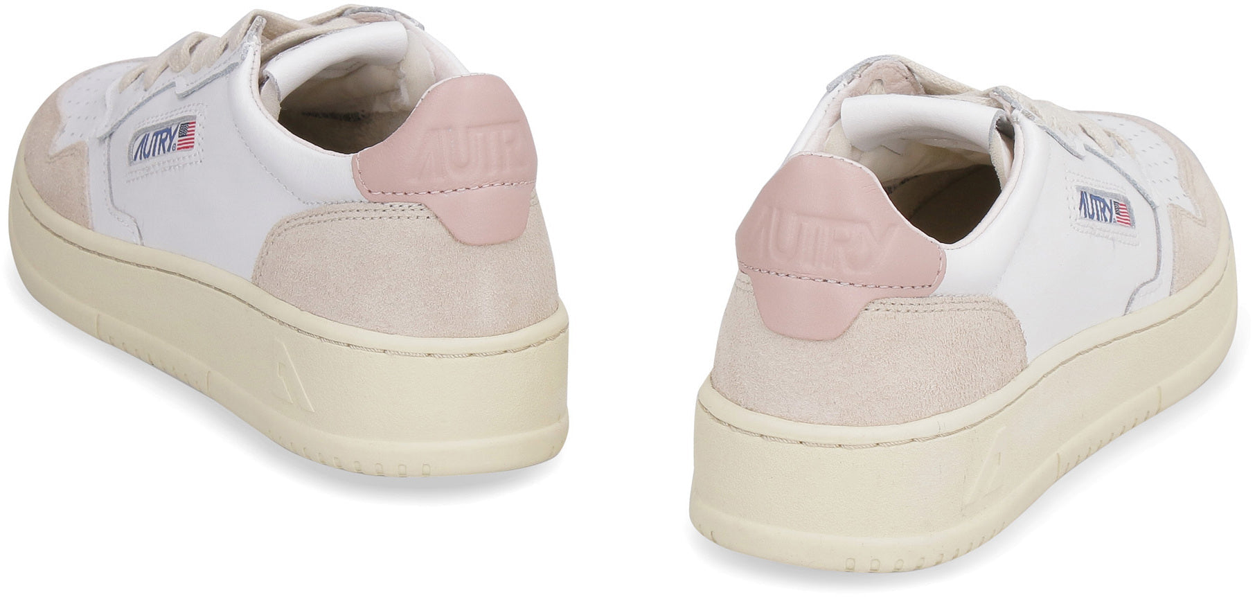 Autry Medalist Low - Leather And Suede Sneakers