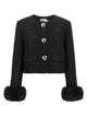 Self Portrait Bouclé Fur Jacket