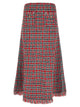 Self Portrait Tweed Skirt