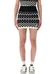 Amiri Amiri Checkered Mesh Mini Skirt