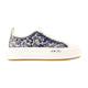 Amiri Court Low Sneakers -  - Cotton - Blue