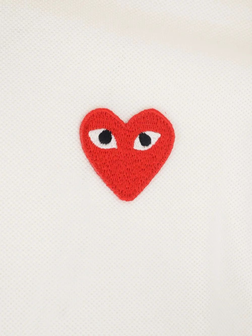 Comme Des Garçons Play Tshirt Red Emblem
