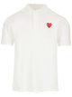 Comme Des Garçons Play Tshirt Red Emblem