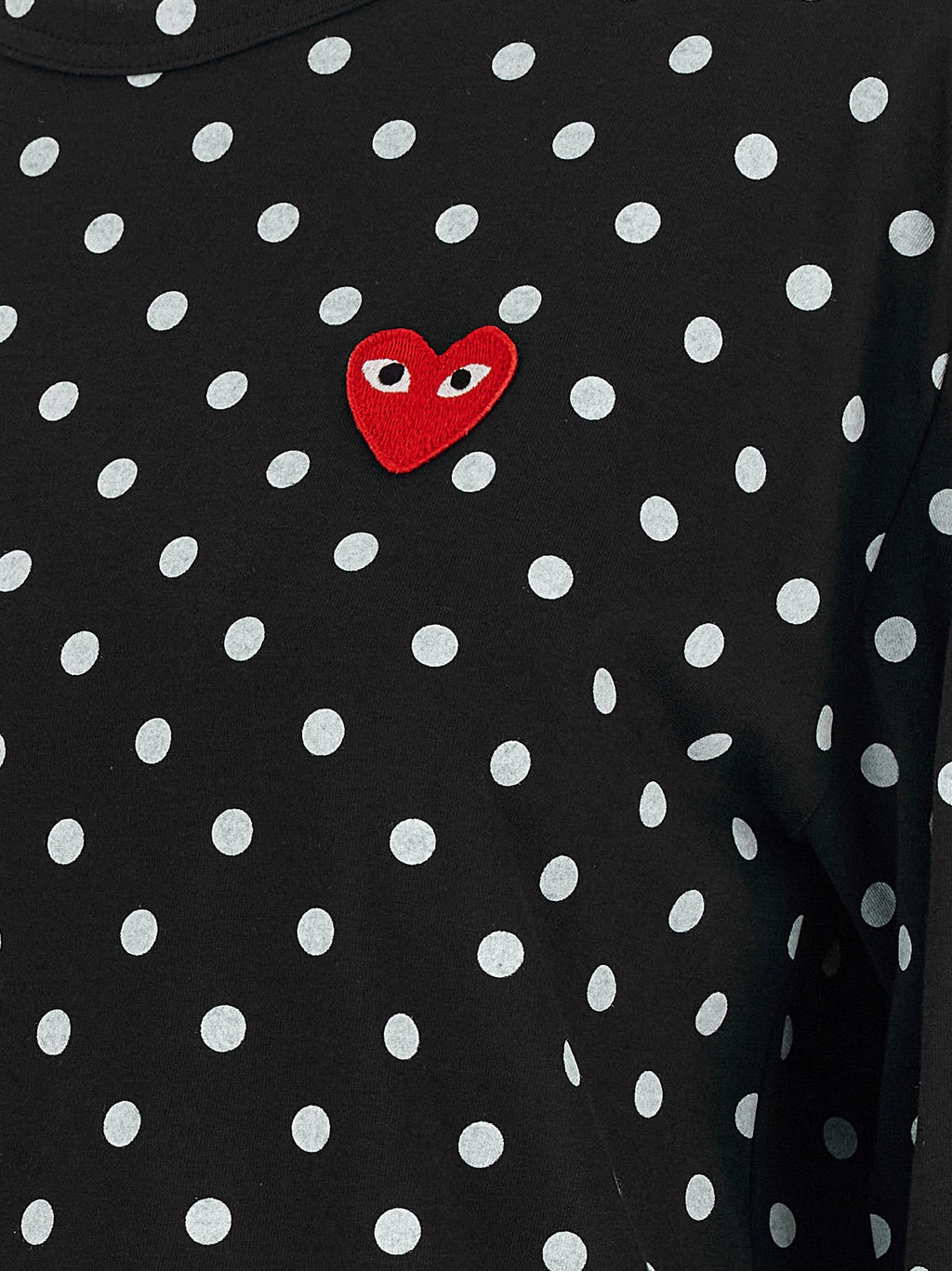 Comme Des Garçons Play 'Red Emblem' T-Shirt