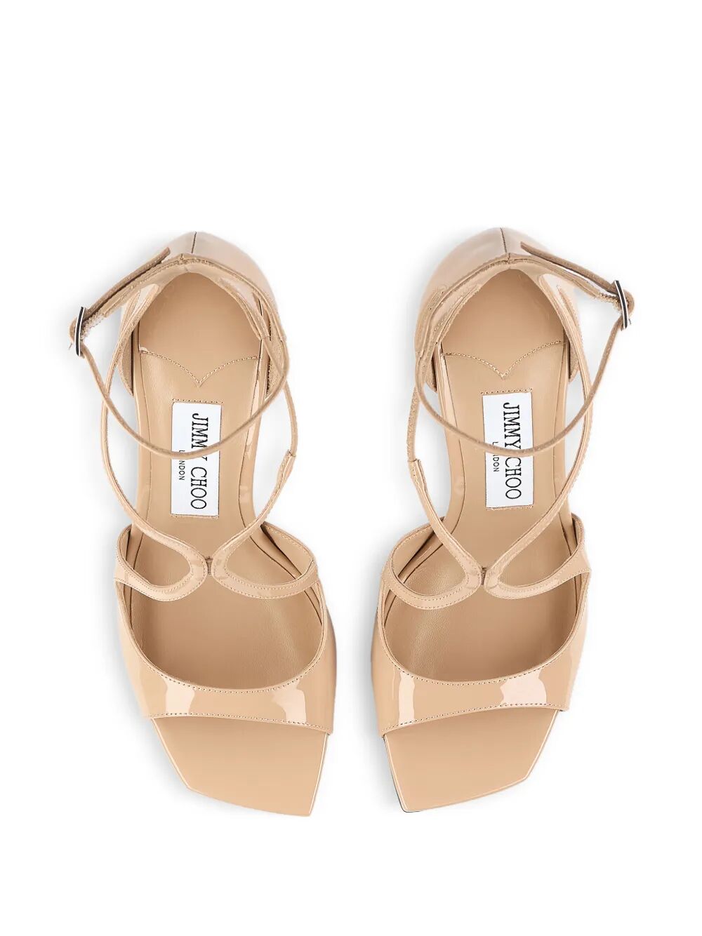 Jimmy Choo Azia 95 Patent Leather Sandals