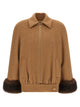 Valentino Garavani Valentino Garavani Fur Insert Caban