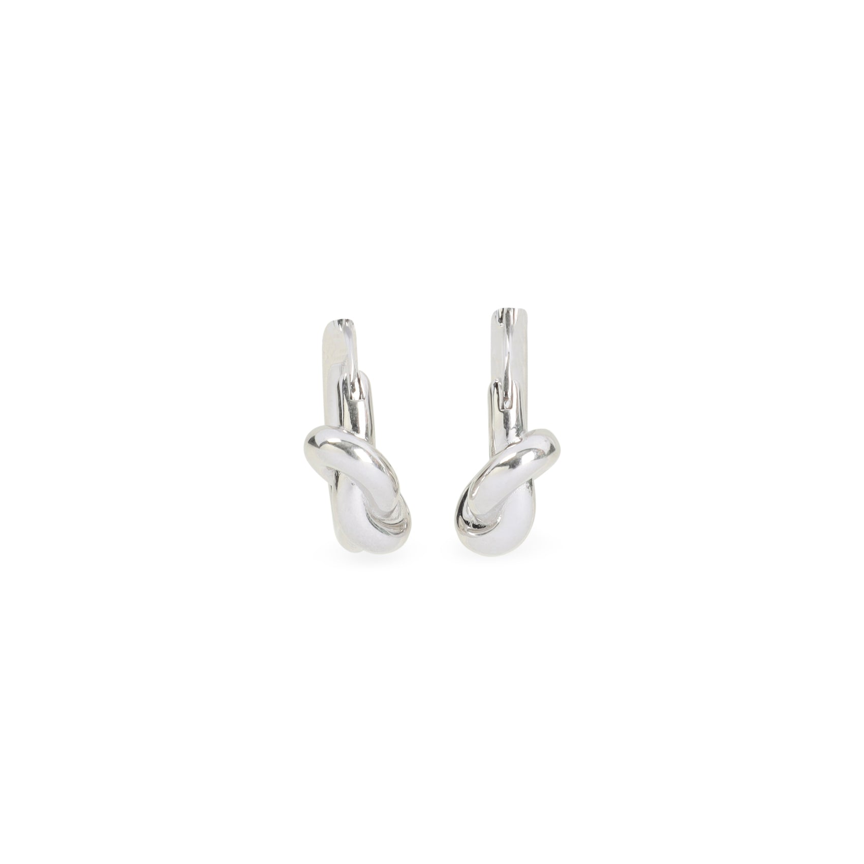 Celine Silver Hoops Earrings