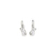 Celine Silver Hoops Earrings