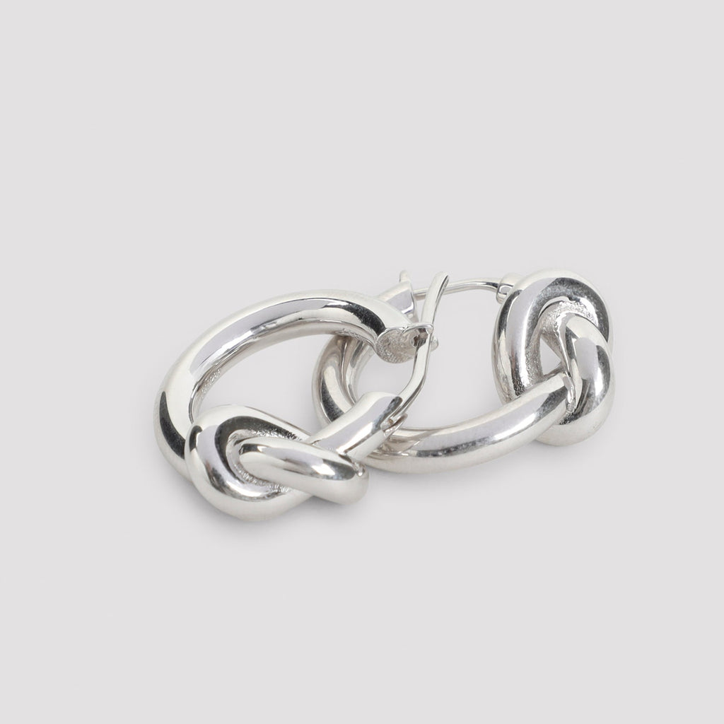 Celine Silver Hoops Earrings