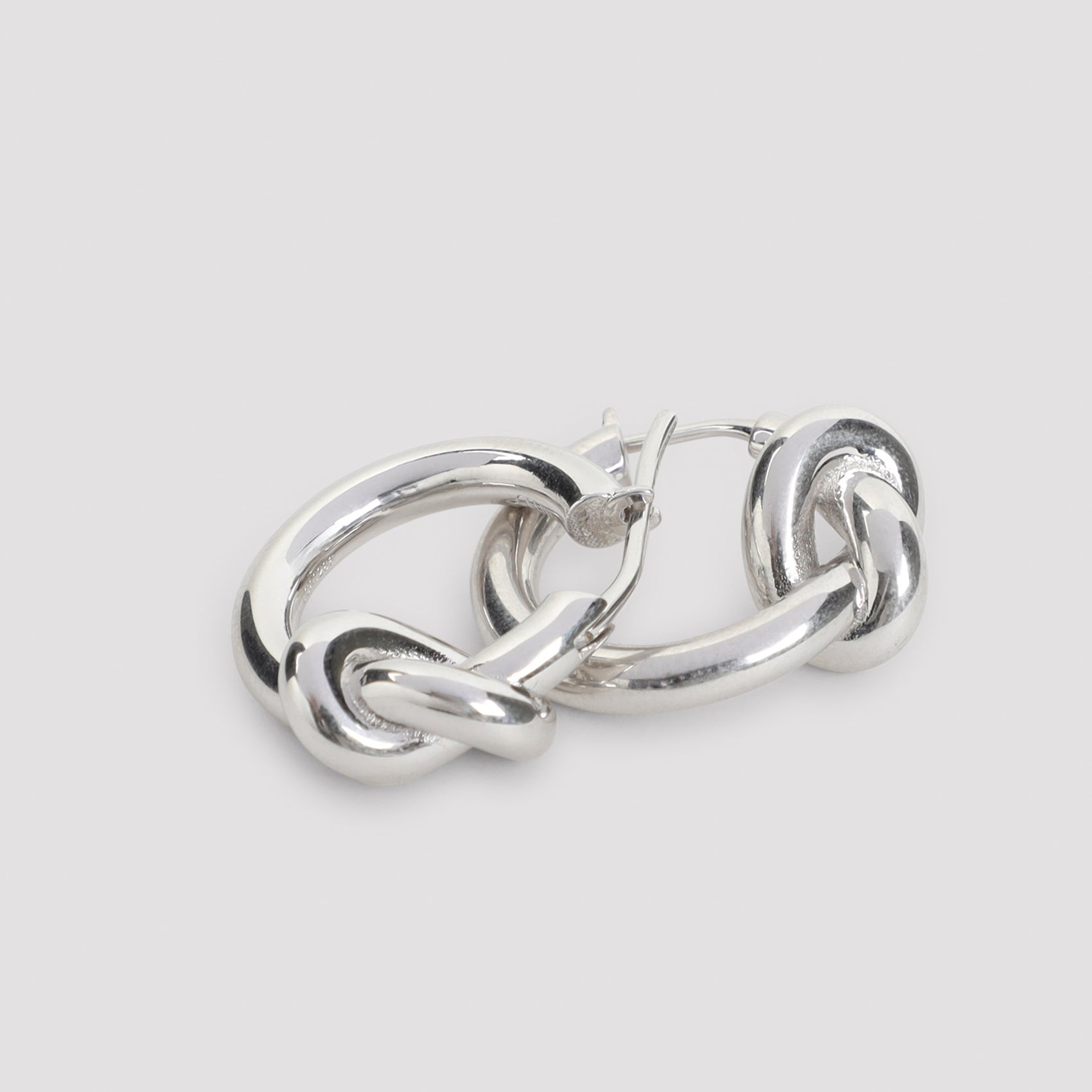 Celine Silver Hoops Earrings