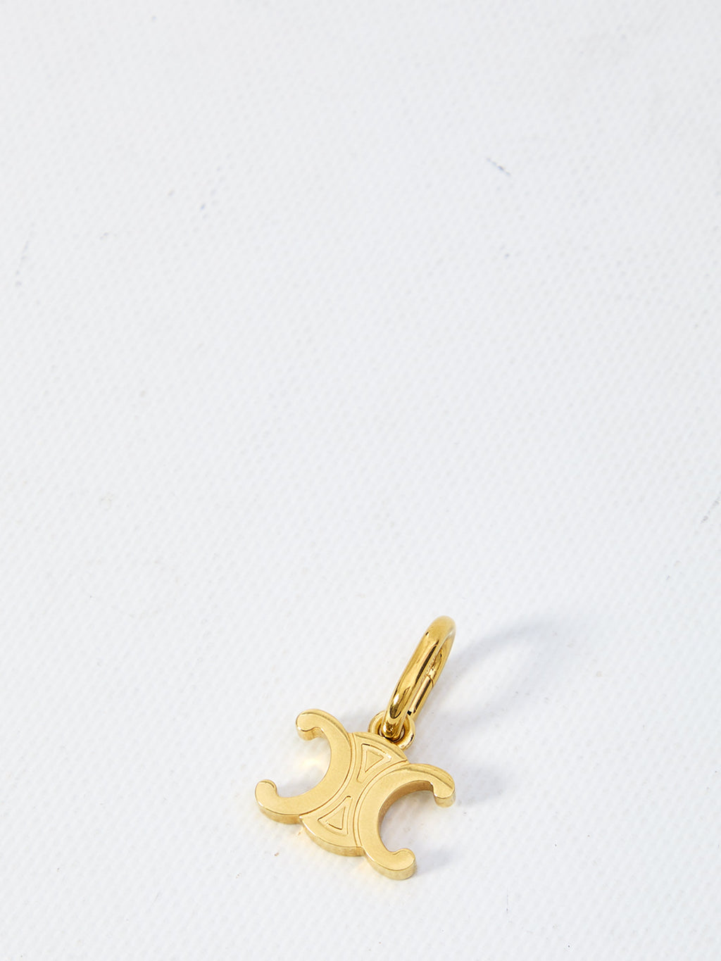 Celine Gold Brass Triomphe Charm