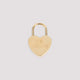 Celine Gold Brass I Love Celine Padlock
