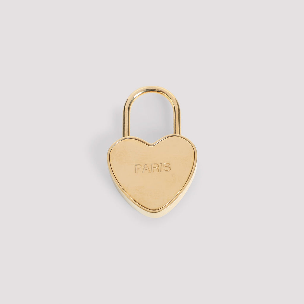 Celine Gold Brass I Love Celine Padlock