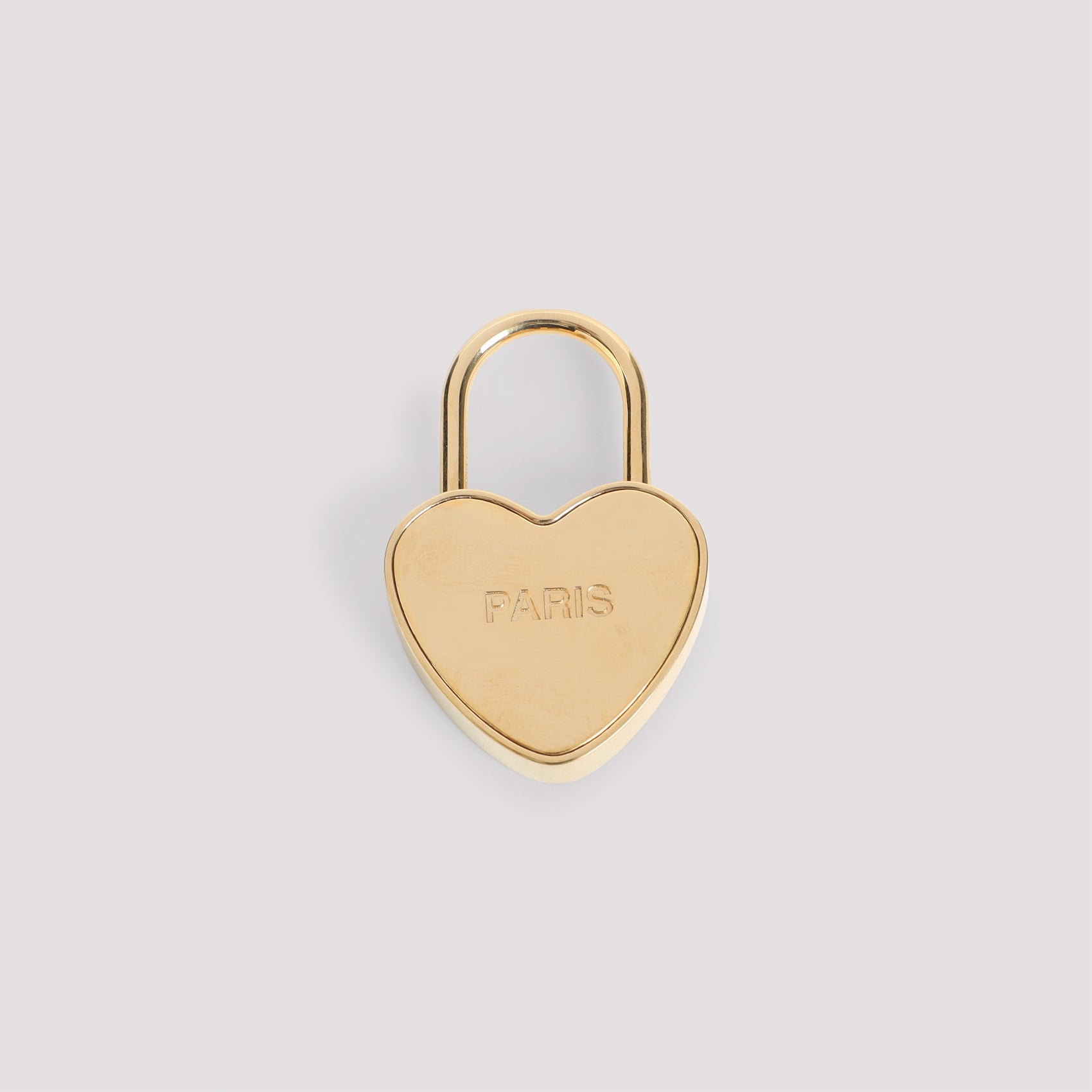 Celine Gold Brass I Love Celine Padlock