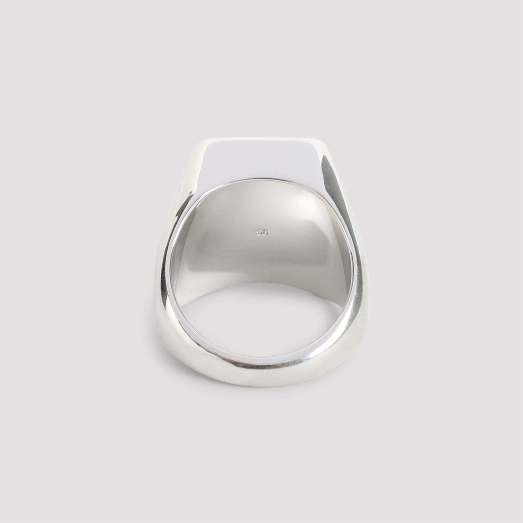 Celine Silver Brass Square Signet Ring