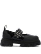 Ganni Black Recycled Polyester Flats