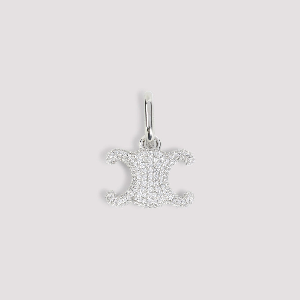 Celine Silver Brass Triomphe Charm
