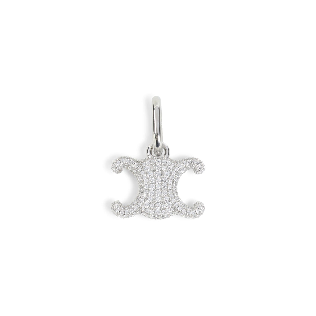 Celine Silver Brass Triomphe Charm