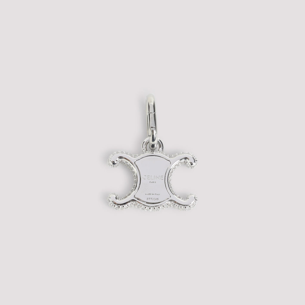 Celine Silver Brass Triomphe Charm
