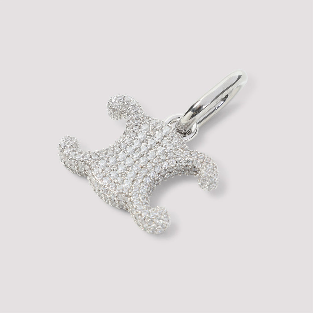 Celine Silver Brass Triomphe Charm