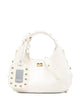 Ganni Hobo Mini Purse -  - Leather - White