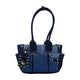 Ganni Posy Small Shoulder Bag -  - Cotton - Blue