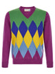 Ballantyne 'Classic Diamond' Intarsia Sweater