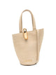 Jacquemus Crocodile-Effect Suede Tote Bag Le Petit Bambola