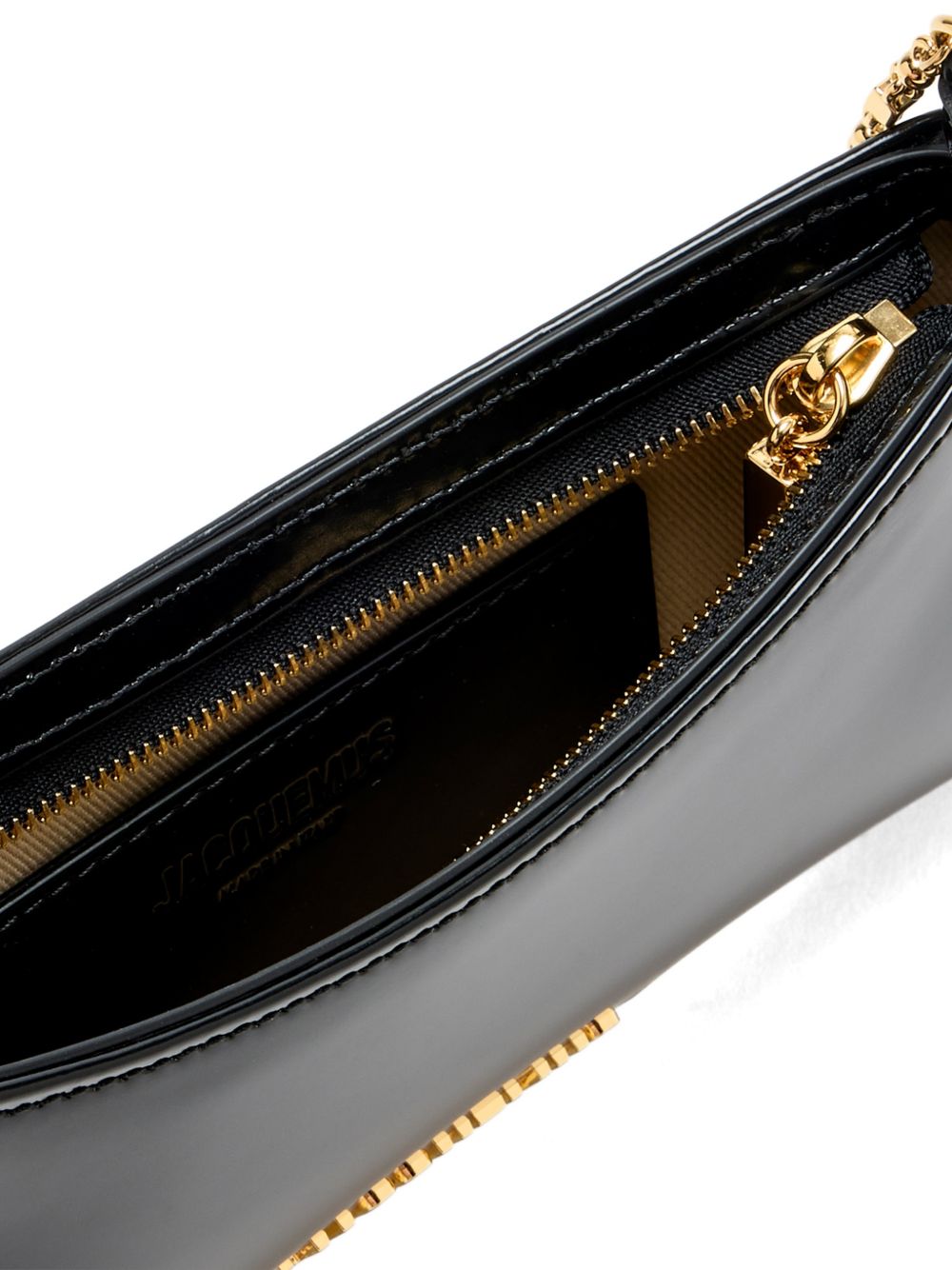 Jacquemus Le Petit Bisou Chaine Leather Shoulder Bag