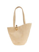 Jacquemus Tote Le Bambola Moyen Suede Beige Asimetr