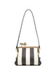 Jacquemus Natural Black Striped Le Berlingot Clutch