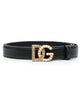 Dolce & Gabbana Black Leather Belt