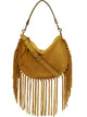 Isabel Marant Oskan Soft Zip Fringed Shoulder Strap