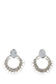Givenchy Embellished Metal Broken Chandelier Earrings
