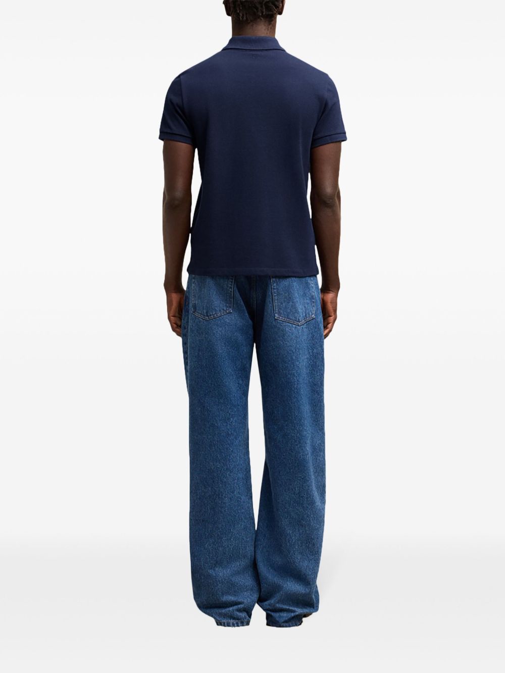 Ami Paris Red Ami Polo Shirt
