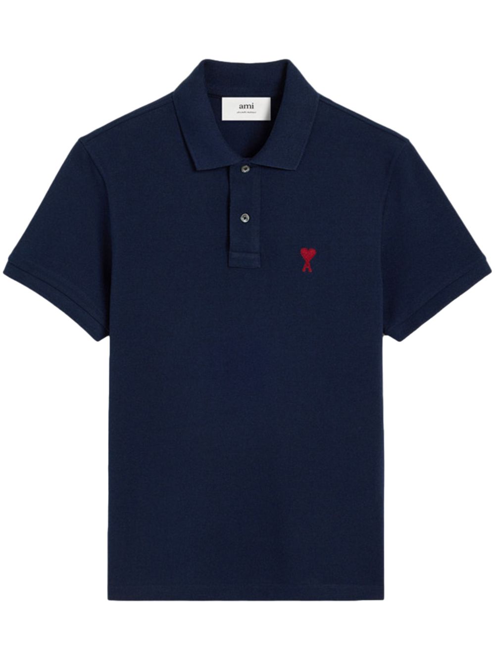 Ami Paris Red Ami Polo Shirt