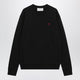 Ami Paris Black Ami De Coeur Sweatshirt