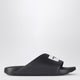 Givenchy Black Rubber Label Slide Flat Mules