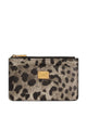 Dolce & Gabbana Leopardprint Dauphine Leather Card Holder With Zip