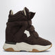 Isabel Marant Brown Suede Balskee Wedge Sneakers