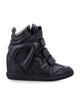 Isabel Marant Isabel Marant Bekett Leather Wedge Sneakers