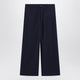 Acne Studios  Navy Blue Satin Trousers