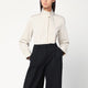 Patou  Striped Shirt With Scarf Collar