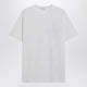 Givenchy White Cotton And Silk Tshirt With Jacquard Logo