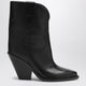 Isabel Marant Leyane Cowboy Boots In Black Leather