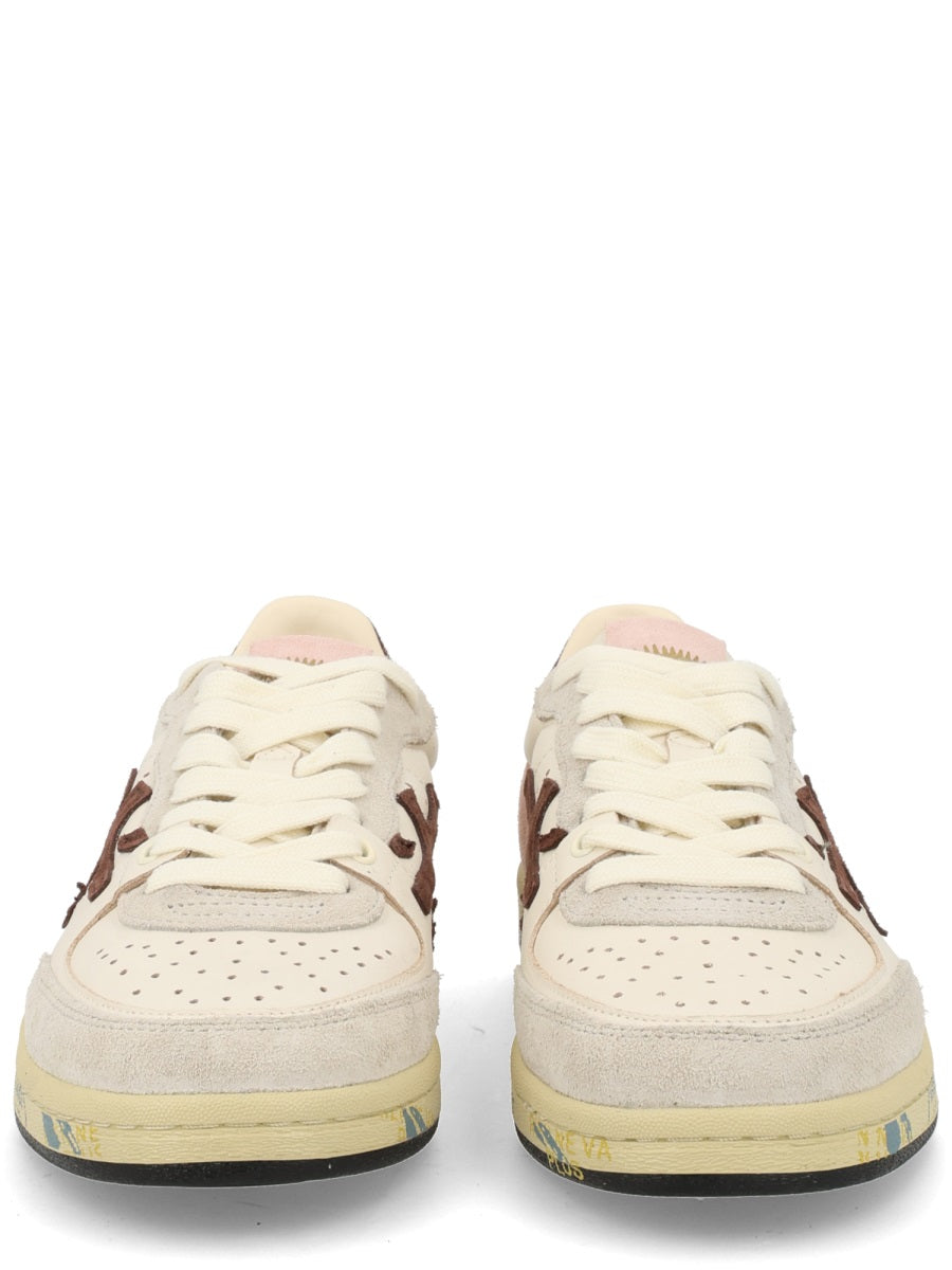 Premiata White Sheepskin Sneaker